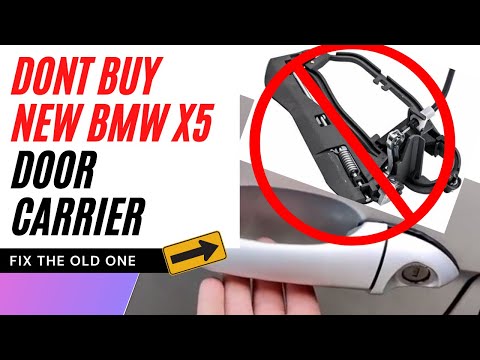 Door Handle Carrier X5 e53 and Door lock actuator from AliExpress