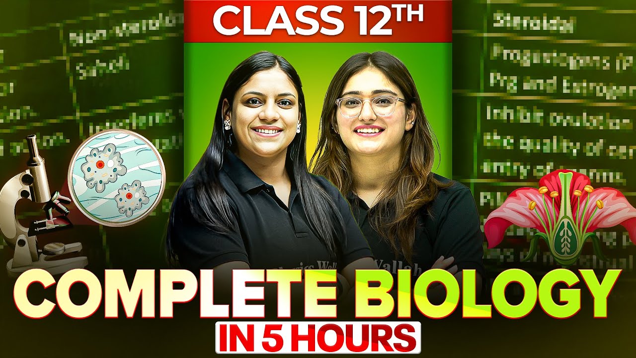 Complete Class 12th BIOLOGY Revision 📖🔥 | ALL Chapters in One Video !