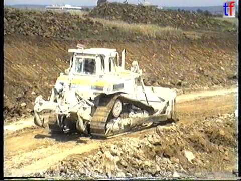 CATERPILLAR D6N, 225B, MB-Trac, ... / Fa. Kirchhoff, Ortsumfahrung Nellingen, Germany, 21.07.1994