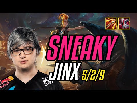 SNEAKY - JINX vs YASUO ADC - NA Challenger - Patch 11.7