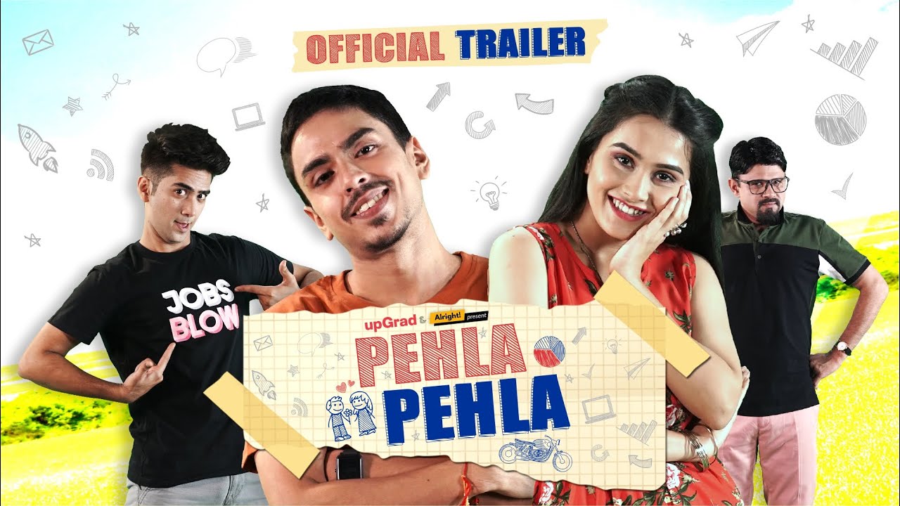 Pehla Pehla - Official Trailer | Mini Web Series | Anushka Kaushik, Adarsh Gourav & Ritik | Alright!