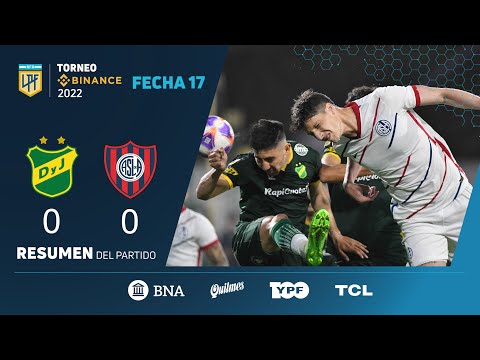 #TorneoBinance | Fecha 17 | resumen de Defensa y Justicia - San Lorenzo