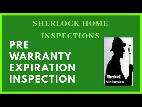 Watch: Pre-Warranty Expiration Inspection