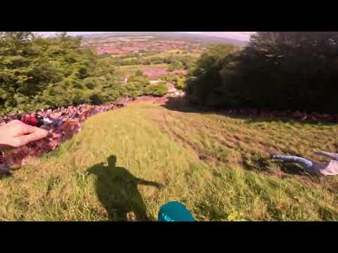 Gloucester Cheese Rolling Race 2024 - Race 2 POV - 2nd place