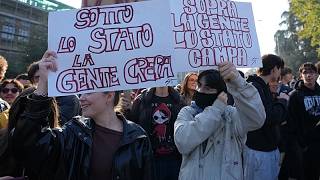 Ola de protestas y huelga general ponen en jaque a Italia