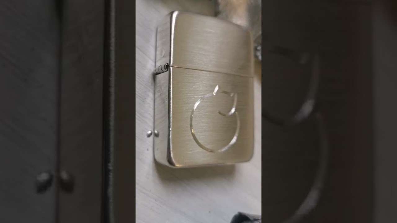 incisione personalizzata Zippo in argento 925 #incisionipersonalizzate #madeinitaly #sterlingsilver