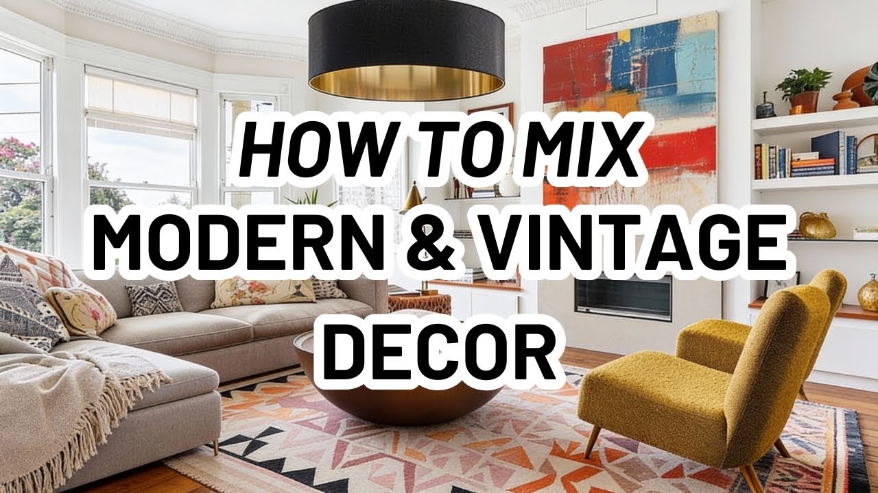 How to Mix Modern and Vintage Decor