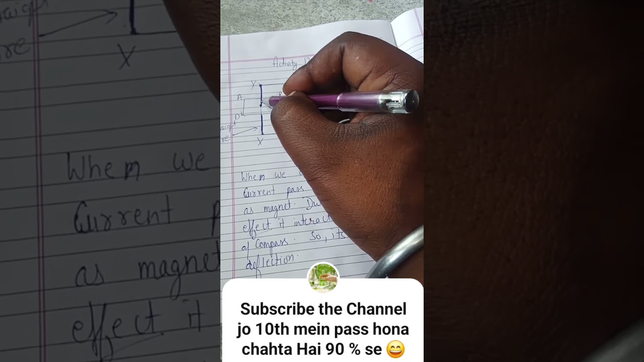 Activity 12.1 || Class 10 Science || Ch 12 Magnetic Effects of Electric Current