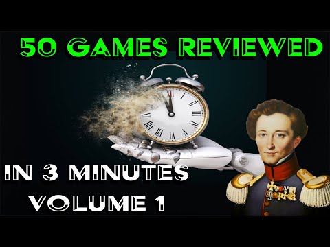 50 Games Reviewed in 3 minutes (volume 1)