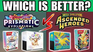 Prismatic Evolutions vs Ascended Heroes (Which is the BETTER Pokemon Investment?)