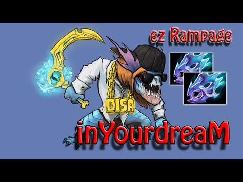 inYourdreaM crazy SEA Slark Double Moon Shard build = ez Rampage [ULTRA RARE IMMORTAL]