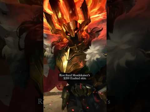 Riot Finally Did Exalted Mordekaiser Skin Justice
