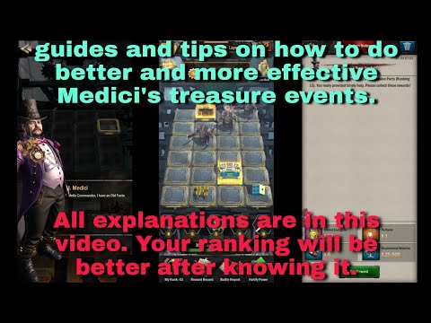 best guide and tips for doing Medici's treasure event. you will be better after knowing all this.