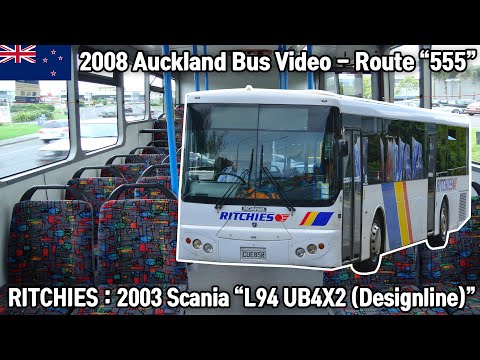 RITCHIES 2003" Scania L94 UB4X2 - Auckland, Route "555"