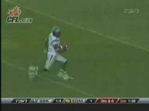CFL Jason Armstead Kick Return vs. Edmonton