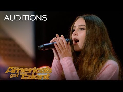 Makayla Phillips 15 Year Old Receives Golden Buzzer For Warrior   America's Got Talent 2018