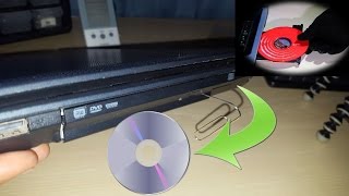 Manually remove stuck DVD from any drive