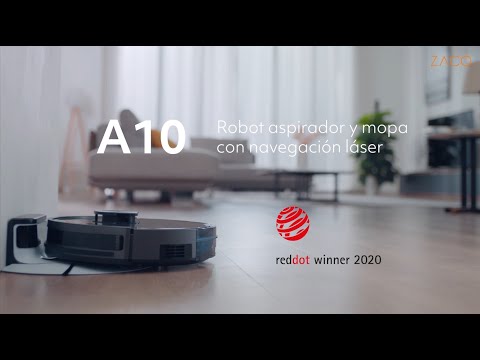 ZACO A10 ROBOT ASPIRADOR Y FREGASUELOS // NAVIGACIÓN DE LÁSER 360°  - Video Oficial Español