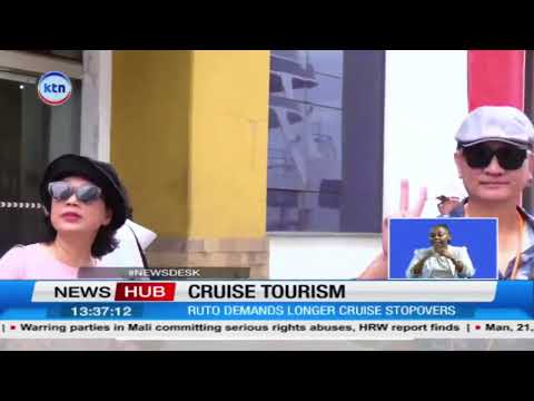 Luxury cruise from China docks in Mombasa, bringing 717 tourists in first voyage