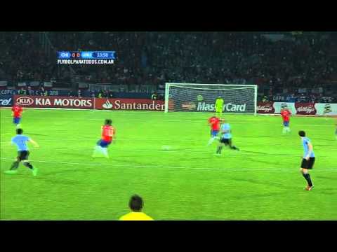 Caño de Valdivia. Chile 0 - Uruguay 0. Cuartos de Final. Copa América 2015. FPT.