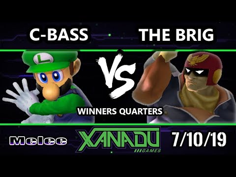 S@X 310 SSBM - C-bass (Luigi) Vs. The Brig (Captain Falcon) - Smash Melee Winners Quarters