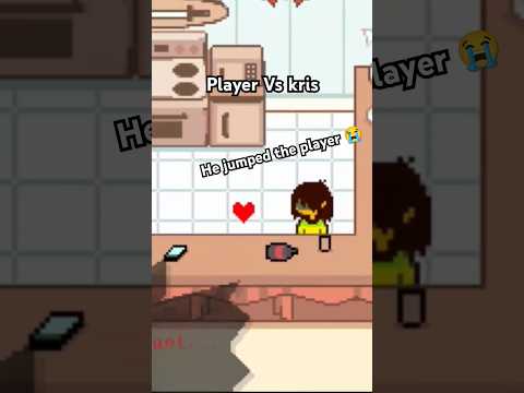 Did kris just jumped the player in Deltarune chapter 4 #deltarune  #deltarunechapter4 #memes