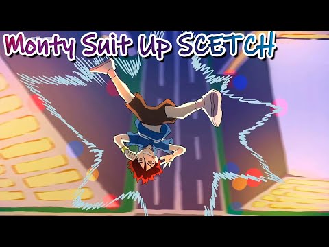 Monty Suit Up - Five Nights at Freddy's : Security Breach #1 Draw Sketch animation