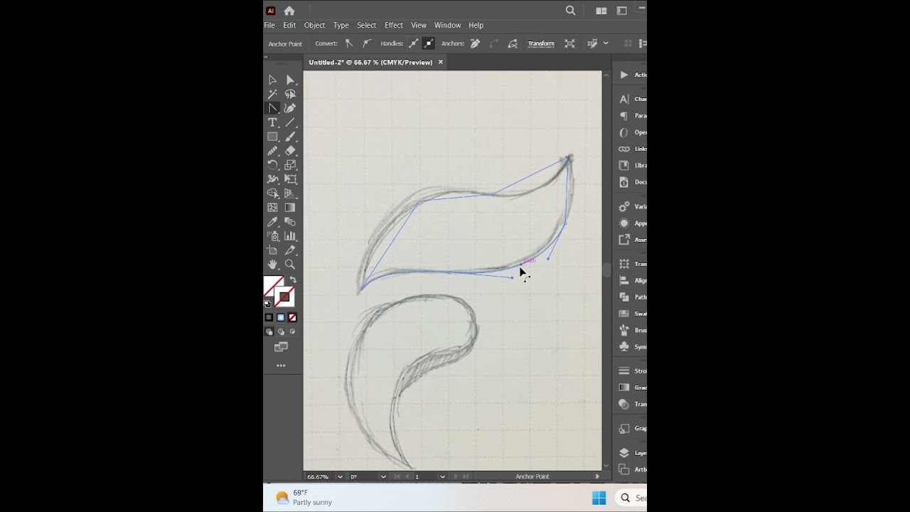 How Do I Make a LoGo in Illustrator #shortsviral #logodesigner #illustratortutorial