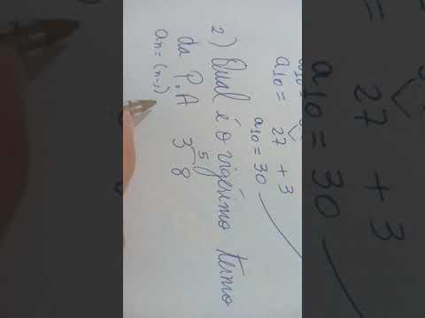 PROGRESSÃO ARITMÉTICA - AULA 05 EXERCÍCIO RESOLVIDO