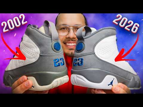 Air Jordan 9 Flint Grey 2002 vs 2026