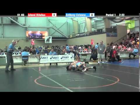 Men`s Freestyle 61 KG Johnni DiJulius vs. Anthony Calvano