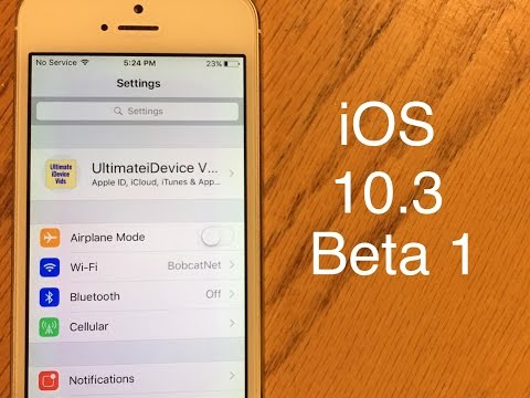 iOS 10.3 Beta 1 - NEW Features & Changes
