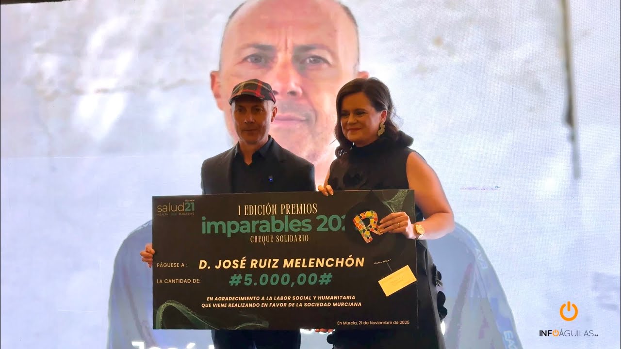Melen recoge el premio regional a la solidaridad que concede la revista The New Salud21