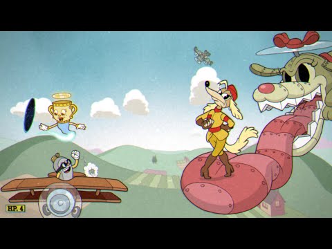 Cuphead The Delicious Last Course - The Howling Aces Boss Fight