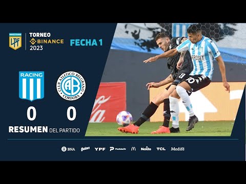 #TorneoBinance | Fecha 1 | resumen de Racing - Belgrano