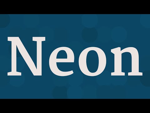 NEON pronunciation • How to pronounce NEON