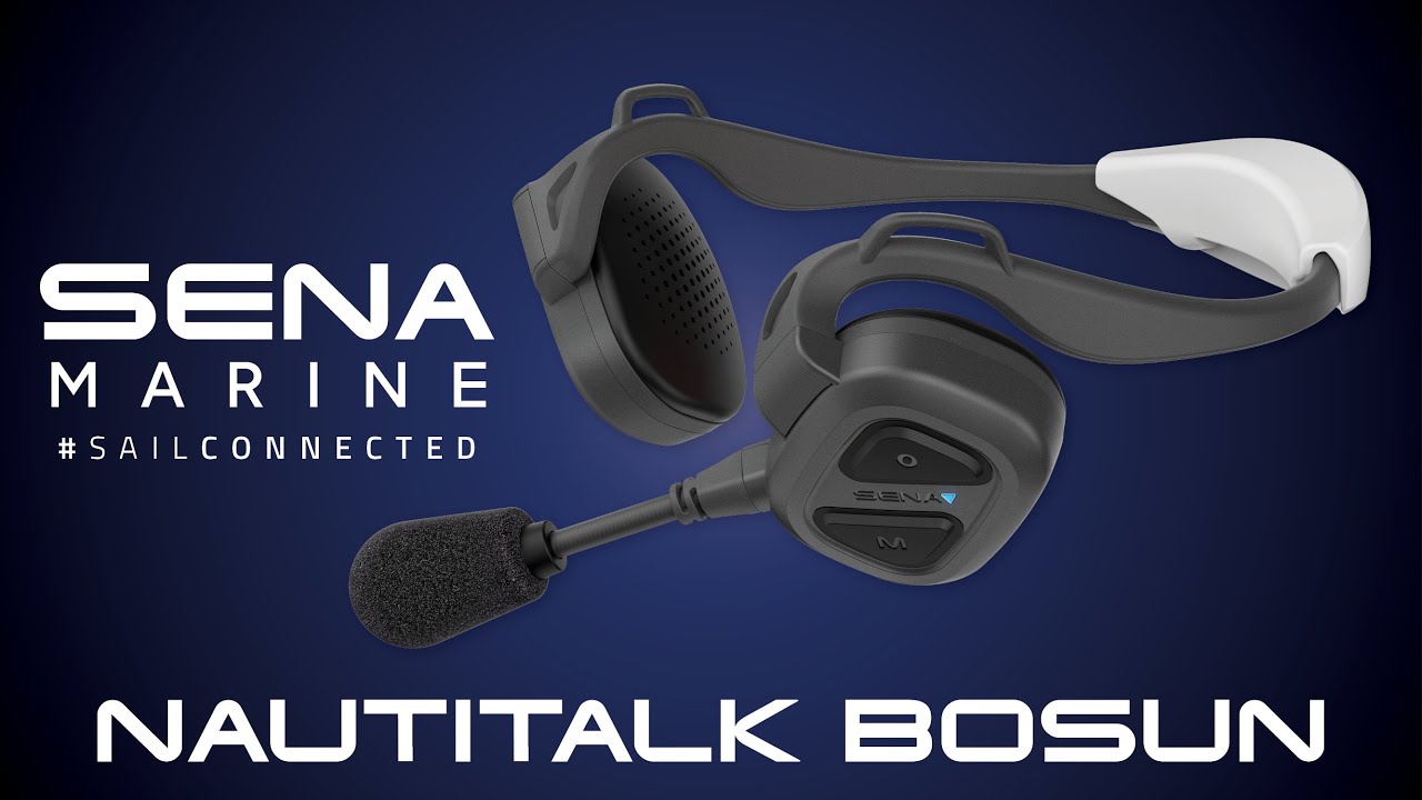 Sena Nautitalk Bosun | Marine Boat Bluetooth Headset | Waterproof
