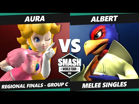SWT NA West Group C - Albert (Falco) Vs. Aura (Peach) SSBM Smash Melee Tournament