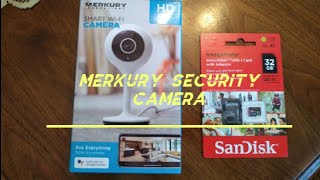 merkury security wi-fi camera (un-boxing, set-up, review)