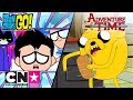 Teen Titans Go! + Tijd voor Avontuur | Broodjesdieven | Cartoon Network
