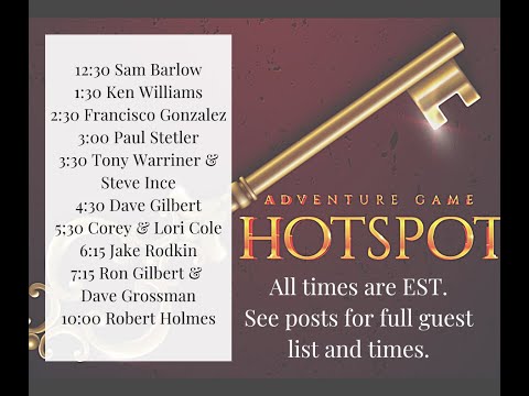 Adventure Game Hotspot Event with Ken Williams, Roberta Williams, Ron Gilbert and More.