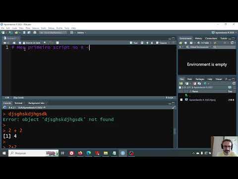 Aprendendo R - 5: criando o seu primeiro script