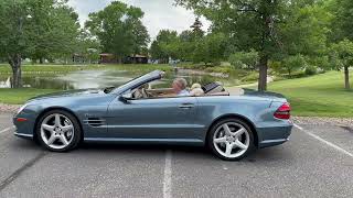 2007 Mercedes Benz SL55 AMG Retractable Roll Bar Operation