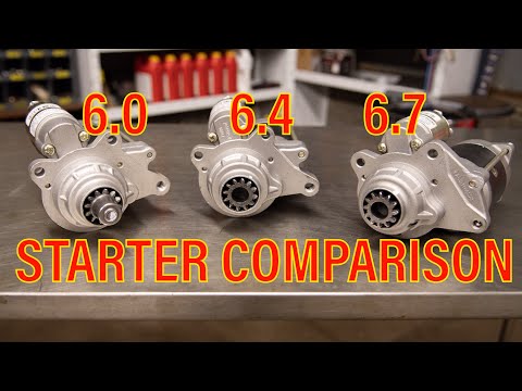 6.0 STARTER COMPARISON and install tips!