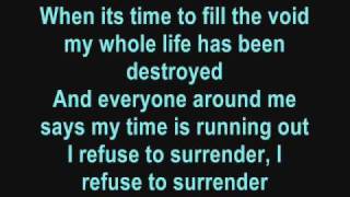 Papa Roach - Time is running out (lyrics)