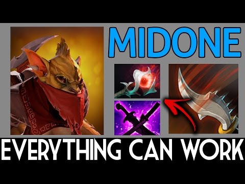 MidOne [Bounty Hunter] Everything Can Work ► Mid Solo 7.05 Dota 2