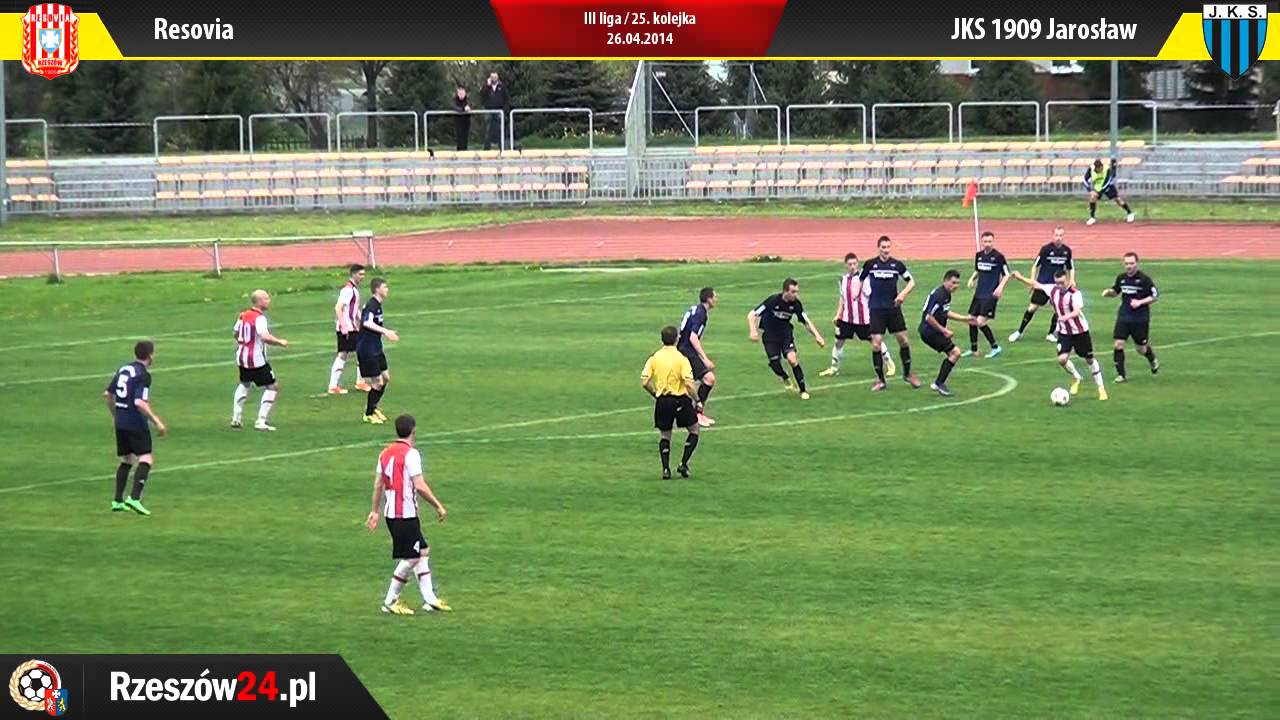Skrót meczu Resovia - JKS Jarosław 1-0 [WIDEO]