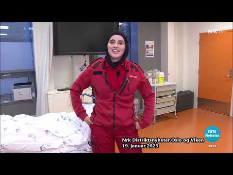 GLADNYHET fra NRK. Basmeena Sidikyar blir den første som bruker hijab i ambulansetjenesten