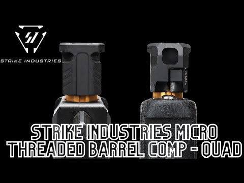 Aim Surplus Product Spotlight: Strike Industries Micro Threaded Barrel Comp - QUAD