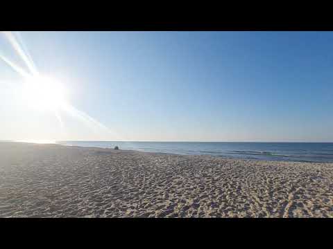 Wisełka - plaża, Morze Bałtyckie | 4K